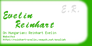 evelin reinhart business card